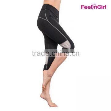 2016 New fitness design sports trousers for lady