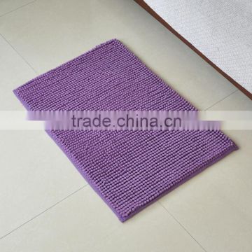 chenille short pile door mat with anti slip base