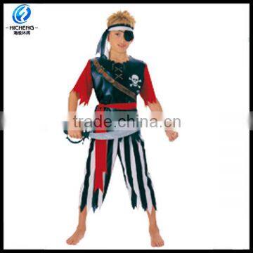 simple Cosplay Caribbean Pirate Costumes for child