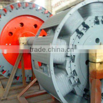 Hydraulic turbine generating rotor