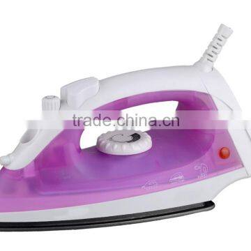 2016 spray and burst function 1600W plastic steam iron