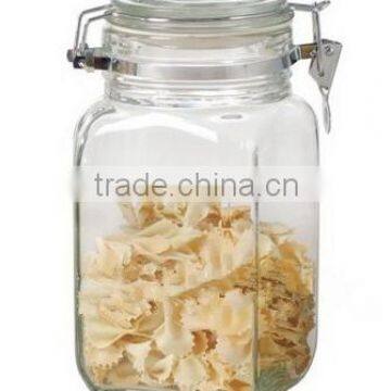 Clamp and Clear Glass Jar With Lid photo-4