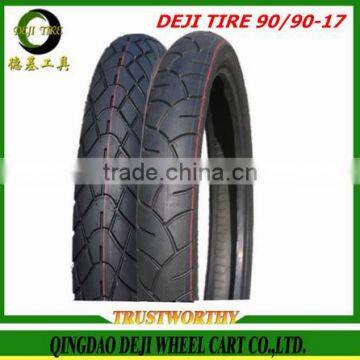 Convenient maintenance Motorcycle Tyres 90/90-17