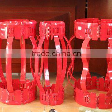 API 10D Certificated Hinged Casing Centralizer with Pins and Nails, Bow Spring Casing Centralizer