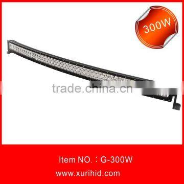 wholesale 4x4 curved high power 300w 50 inch car led offroad light bar