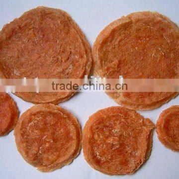 PET FOOD sell natural dried chicken round slice