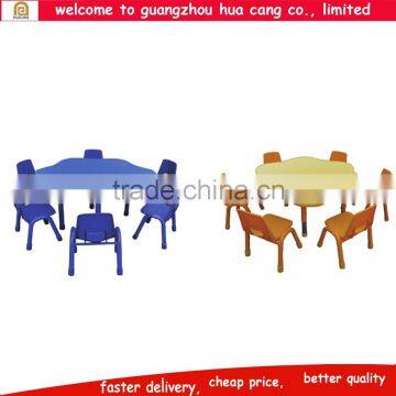 2016 China guangzhou kids kitchen flower table and chair set