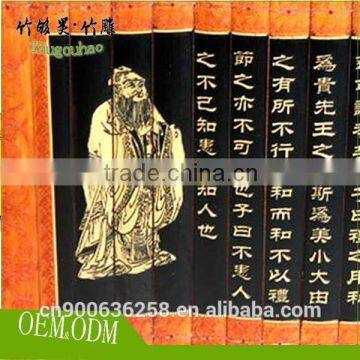 Classical bamboo product with advertising