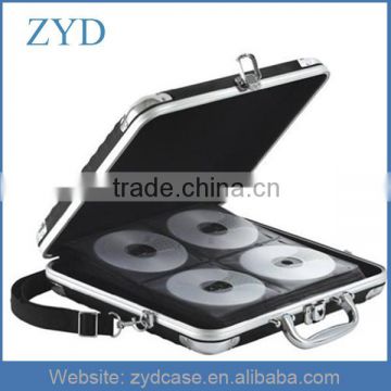 128 CD DVD Capacity Aluminum Cheap CD DVD Cases With Lock ZYD-HZMdc006