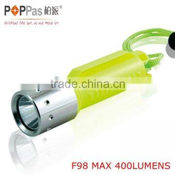 T6 10w waterproof rechargeable diving led flashlight