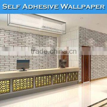 SINO PVC Material Waterproof 3D Effect Removable Wallpaper