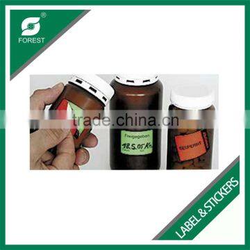 CHEAP PRICE CUSTOMIZED DOUBLE SIDED STICKERS FOR PILL BOTTLES