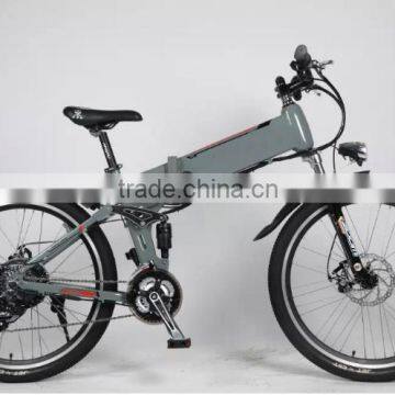 2016 36v 10ah li-poly battery electric bike folding fat tire e-bike chinese electric bike for sale