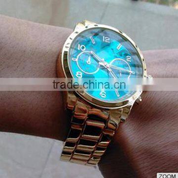 NEW !2016Michael Fashion Casual Silica Gel USA Famous Brands Luxury Women Quartz Watch k Gold Wristwatch photo-3