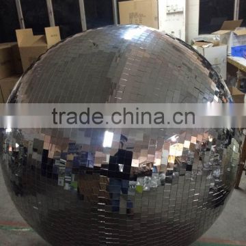 Large mirror ball 170cm disco mirror ball/ rotating festival decorative ball fiber glass core