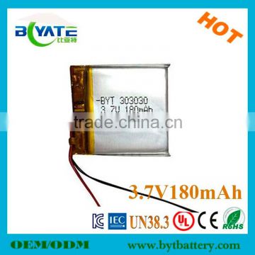 Rechargeable small bluetooth lithium polymer battery