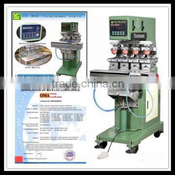 4-color Shutte Pad Printing Machine 4 color toys pen pad printing machine