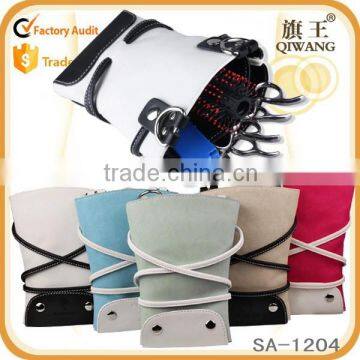 hair salon scissor bag leather hairdressing tool belt bag with waist shoulder belt