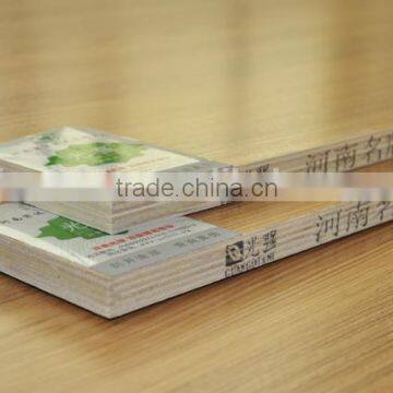 E1 Grade Teakwood Surface Poplar Muti-layer Veneer Plywood Melamine Coated Plywood photo-3