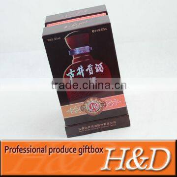 2013 High quality Customized Luxurious paper wine wholesale gift boxes