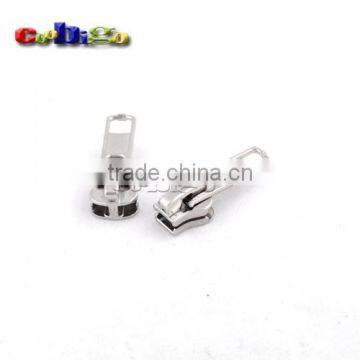 5# Auto Lock Zipper Slider Zinc Alloy Silver For Resin Zippers DIY Garment Suit Jacket Coat Bag Handbag #FLQ142-S photo-2