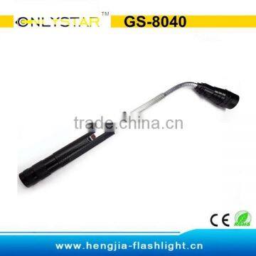 GS-8040 aluminum 3 led new product pick up flexible magnetic led lighting with CE&ROHS