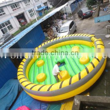 amusement park supplies inflatable rodeo bull/ mechanical bull inflatable bull ride