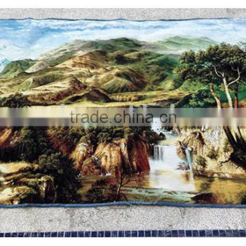 Colorful decoration embroidered painting, wall tapestry