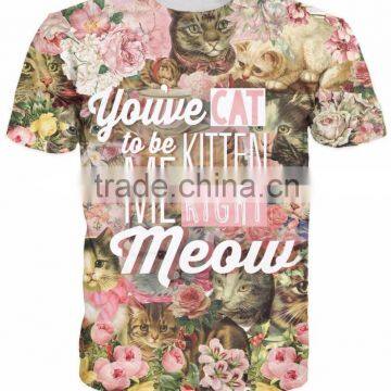 custom t-shirt softextile fashion man 3d t-shirt custom print