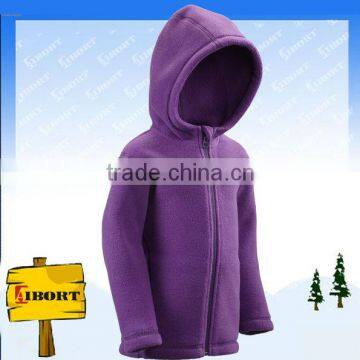 JHDM-1556-2 children's purple winter warm polar fleece jacket