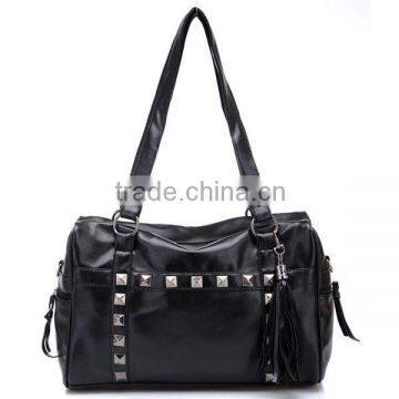 Fashion Black Leather Handbags Hobo Bags Wholesale China