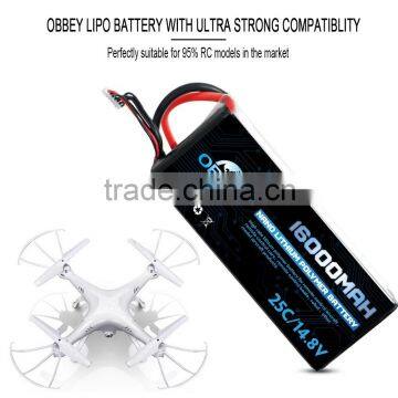 rc lipo battery 10000/16000/22000mah 25c 14.8v 3s 4s 5s 6s li-poymer battery pack                        
                                                                                Supplier's Choice