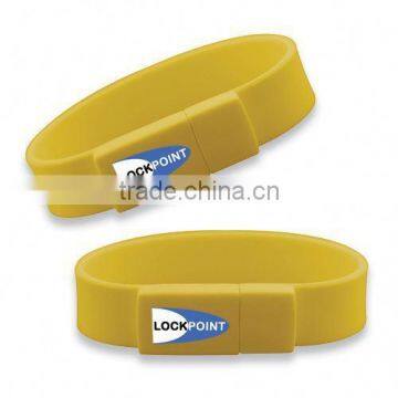 2014 new product wholesale bracelet usb wristband usb flash memory stick free samples made in china