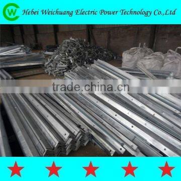 Electrical Cross Arm , Channel Steel / Angle Steel Cross Arm for Line Hardware,WeiChuang Product photo-5