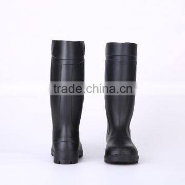2016 Wholesale Cheap Black Safety PVC Rain Boots, Steel Toe Insert Safety Boots photo-4