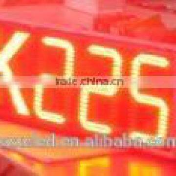 Red 18 Inch LED Waterproof Led Gas Station Price Sign photo-4