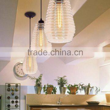 Decoration Glass Hanging Pendant Lamp Modern Restaurant Ceiling Light