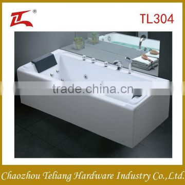 Wholesales Factory Price Good Quality Free Standing Square Massage Arylic Pillow Bathroom Bathtub