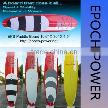 Epoxy stand up SUP board paddle boards with different color EVA PAD