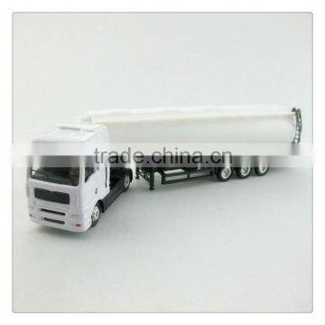 Custom container scale 1:87 vehicle diecast toy metal tanker truck model