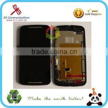 Replacement lcd touch digitizer screen assembly for Motorola Moto G2 XT1068 lcd assembly with frame