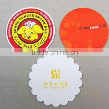 Circle silicone cup mat