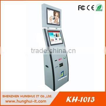 customizable free standing touch screen bill payment kiosk