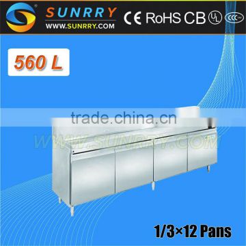 Salad Bar Counter Stainless Steel Refrigerated Salad Bar (SY-RST2400S SUNRRY)