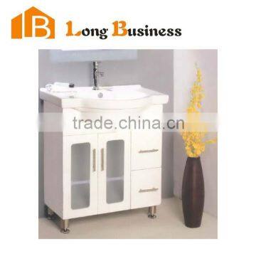 LB-JL2097 New Style gray Lacquer style commercial modern bathroom portable washing cabinet