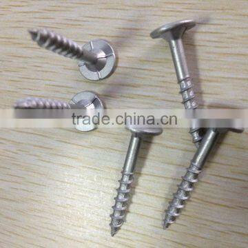 Particle board low profile wood screw Class 4