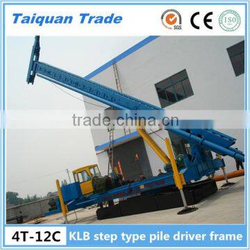 JULI brand KLB4T-12C Step type leader pile driver with high quality, piling machine China