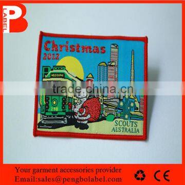 custom metal yarn woven label high quality woven label for clothing