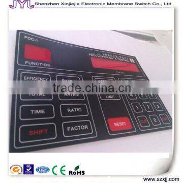 Household appliance accessories control panel