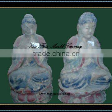 Antique Chinese Buddha Wood Carving